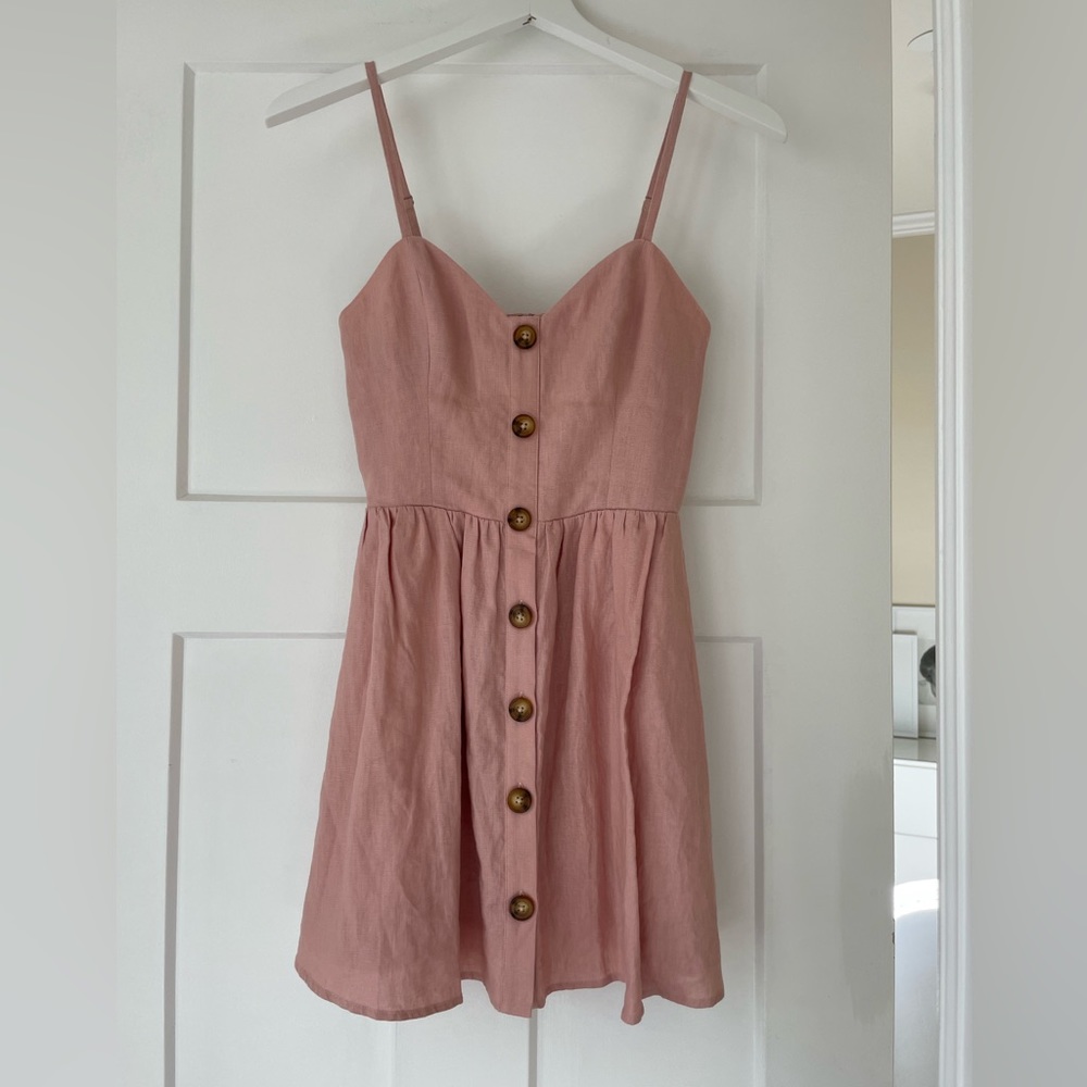 Reformation Linen Dress Size 0